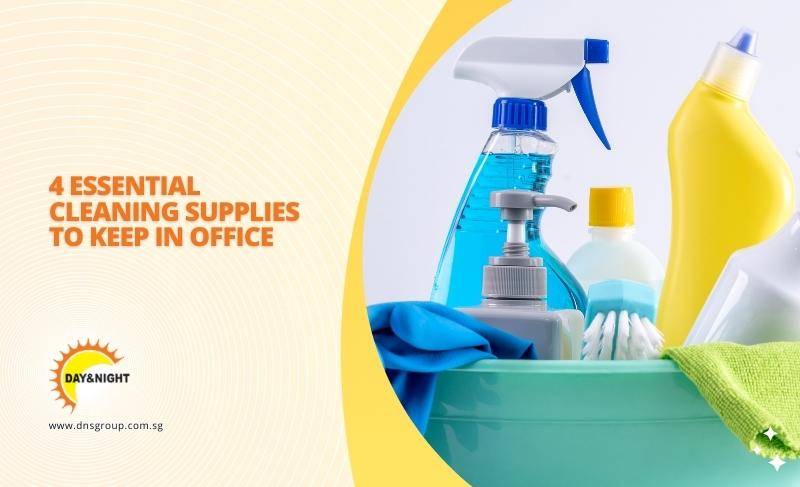 4 Essential Cleaning Supplies to Keep in Office